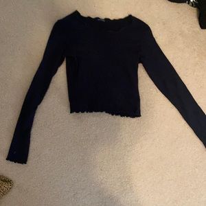 brandy ruffle long sleeve